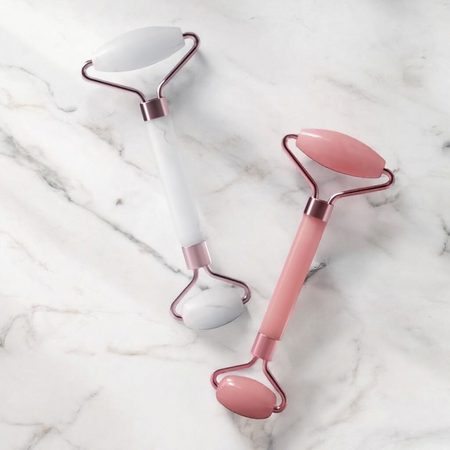 Gua sha pierre minérale — drainant, sculptant, apaisant.