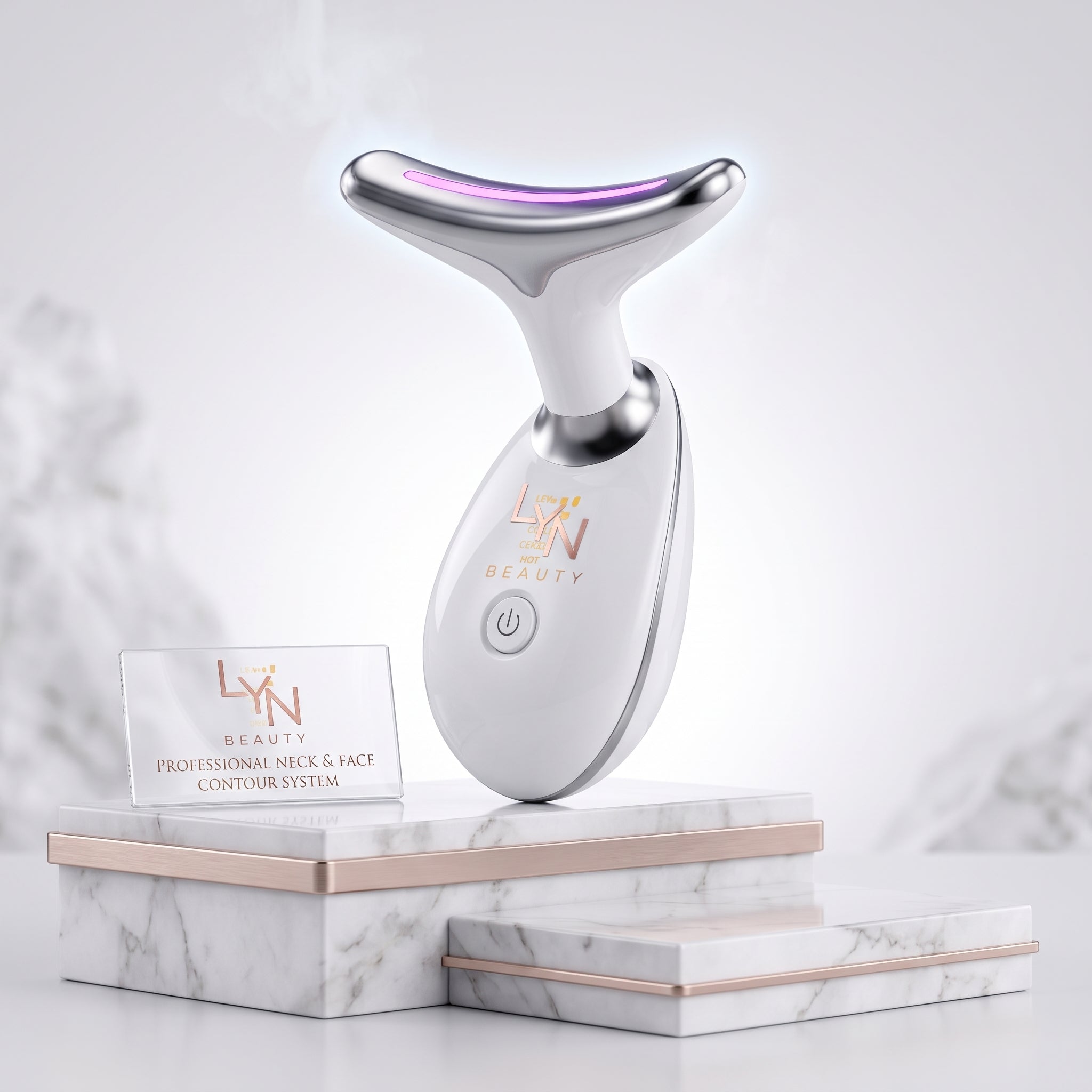 Séance soin LED rouge anti-âge visage et cou - LYN Beauty