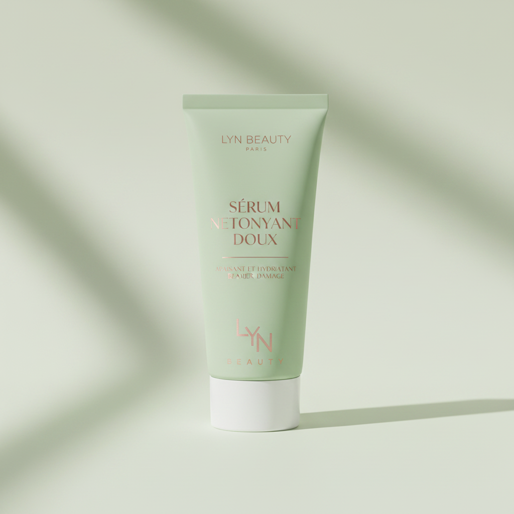 Nettoyant Visage Céramides LYN Beauty - Fond vert pastel