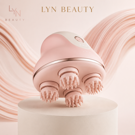 Brosse Spa Cuir Chevelu Électrique — Massage & Détente — LYN Beauty™ — logo LYN Beauty