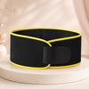 Ceinture de sudation sport ajustable noire et jaune — LYN Active
