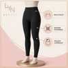 Taille haute, matière extensible et poches latérales