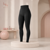 Legging sculptant femme noir taille haute effet galbant — LYN Active