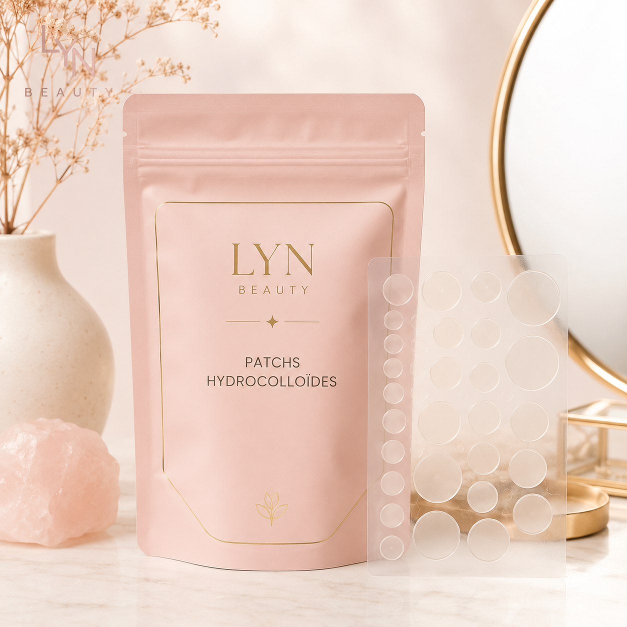 Patchs Hydrocolloïdes Anti-Imperfections — LYN Beauty™ — logo LYN Beauty